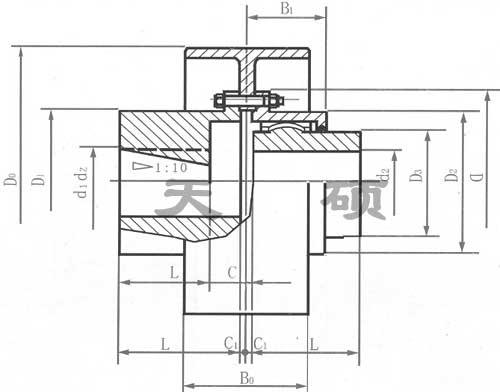 鼓形齿式联轴器