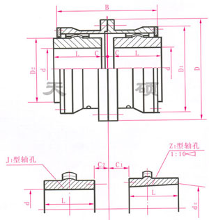WG I型鼓型齿式联轴器
