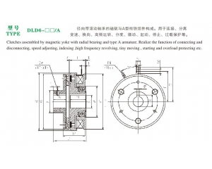 DLD6/A 单片电磁离合器